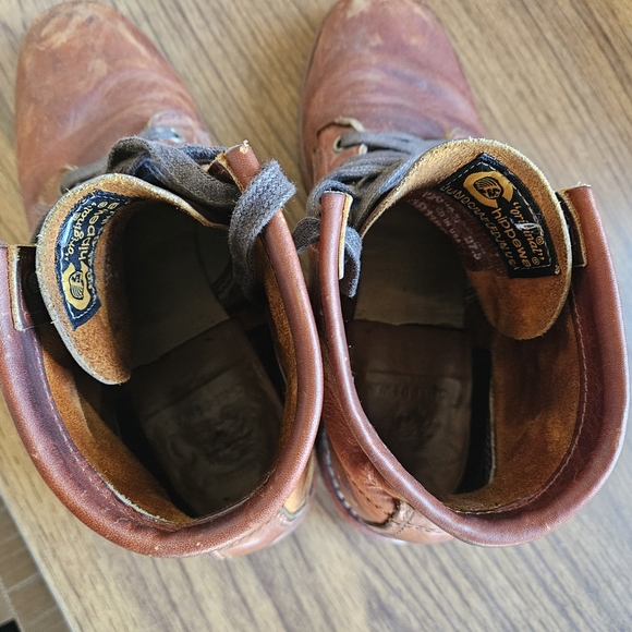 Chippewa Brown Leather Men's Boots - Picture 3 of 7